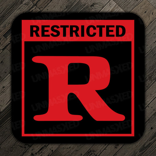 Rated R Drink Coaster