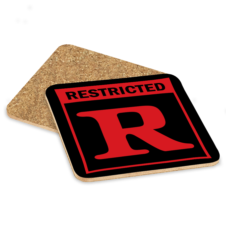 Rated R Drink Coaster