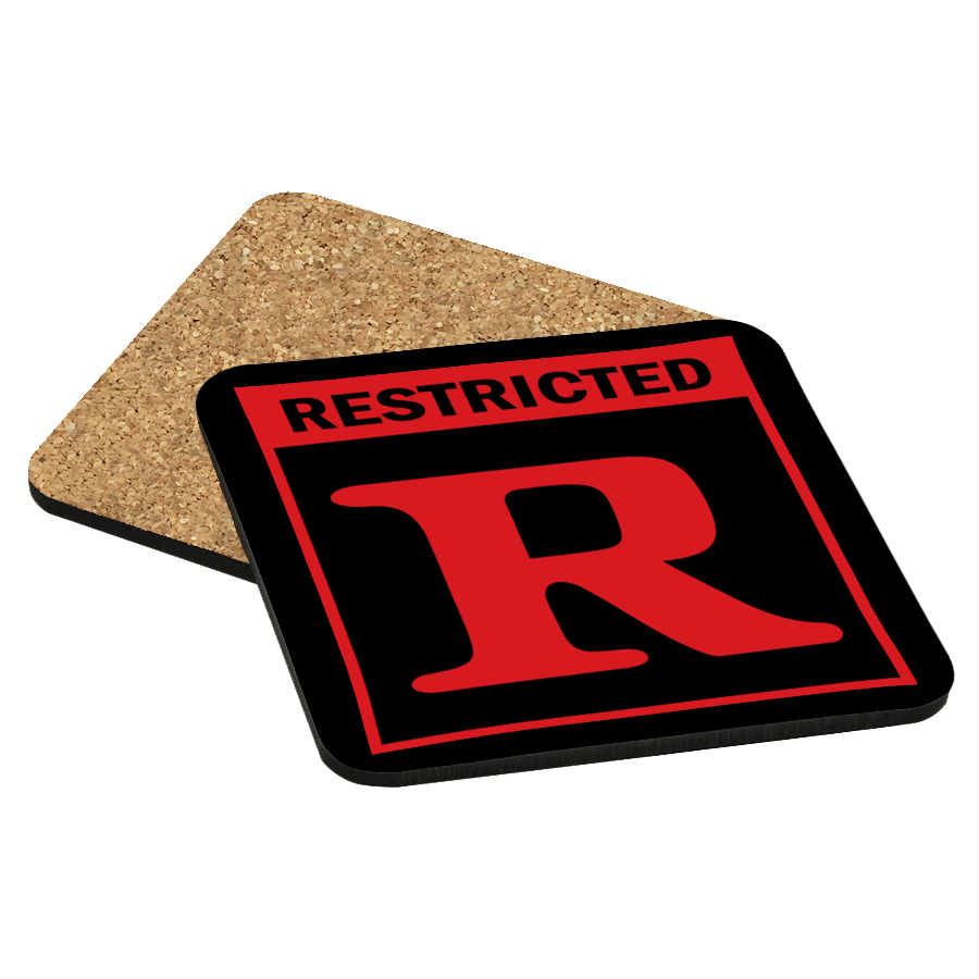 Rated R Drink Coaster