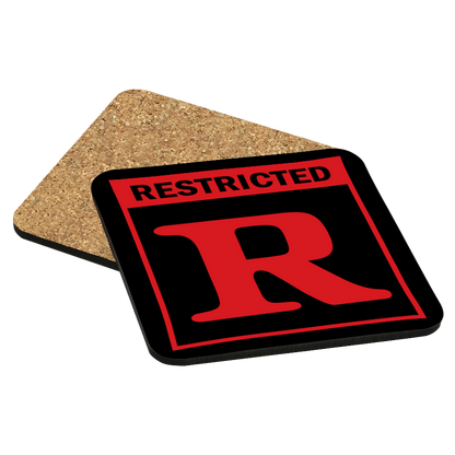 Rated R Drink Coaster