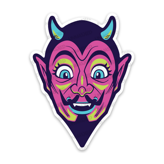 Retro Devil Sticker