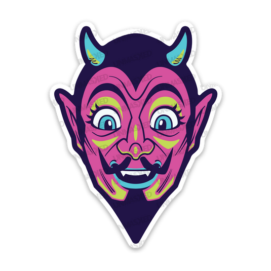 Retro Devil Sticker