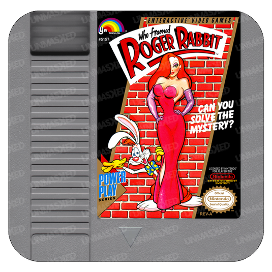 Who Framed Roger Rabbit NES Drink Coaster