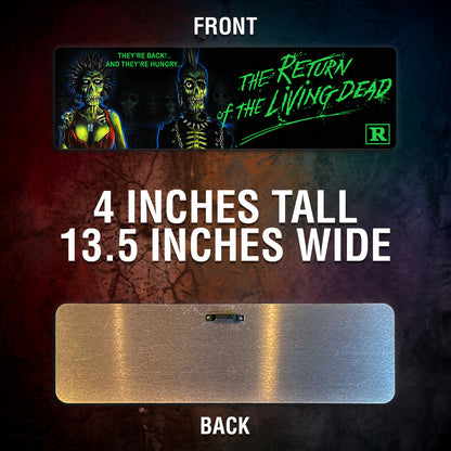 Return of the Living Dead Aluminum Street Sign