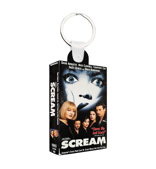 Scream Mini VHS Keychain