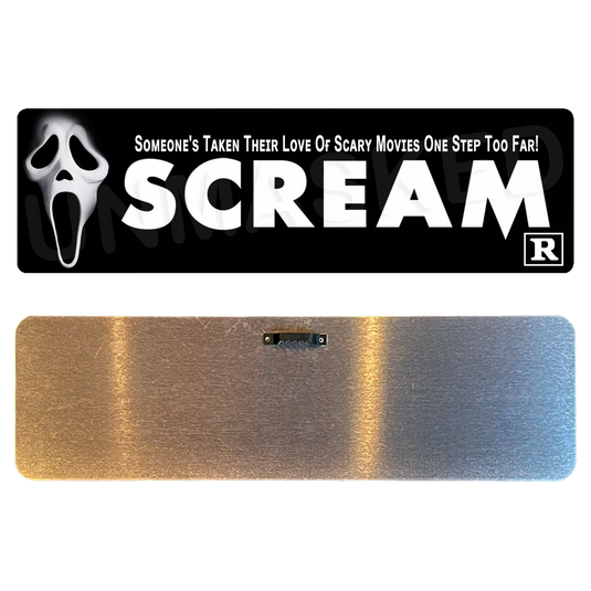Scream Aluminum Street Sign