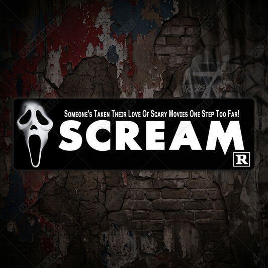 Scream Aluminum Street Sign