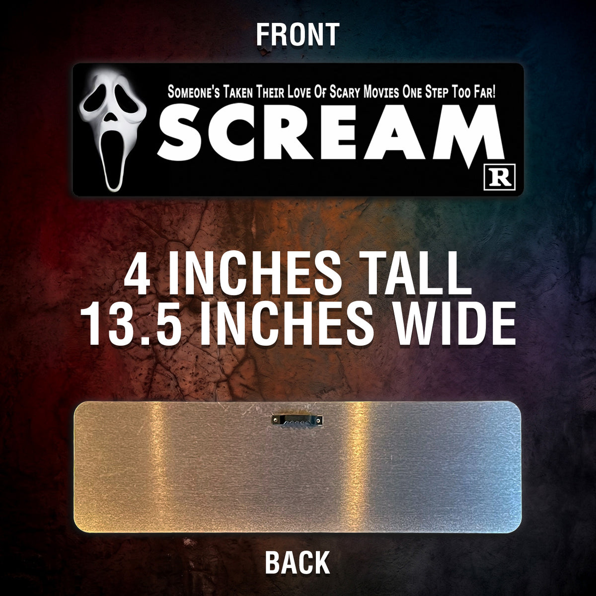Scream Aluminum Street Sign