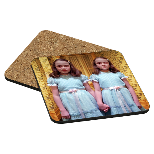 The Shining Twins Drink Coaster