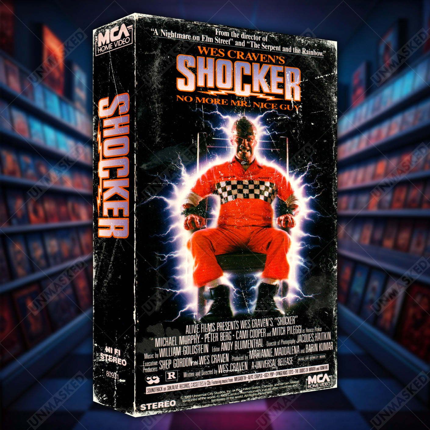 Shocker Supersized VHS Wall Art