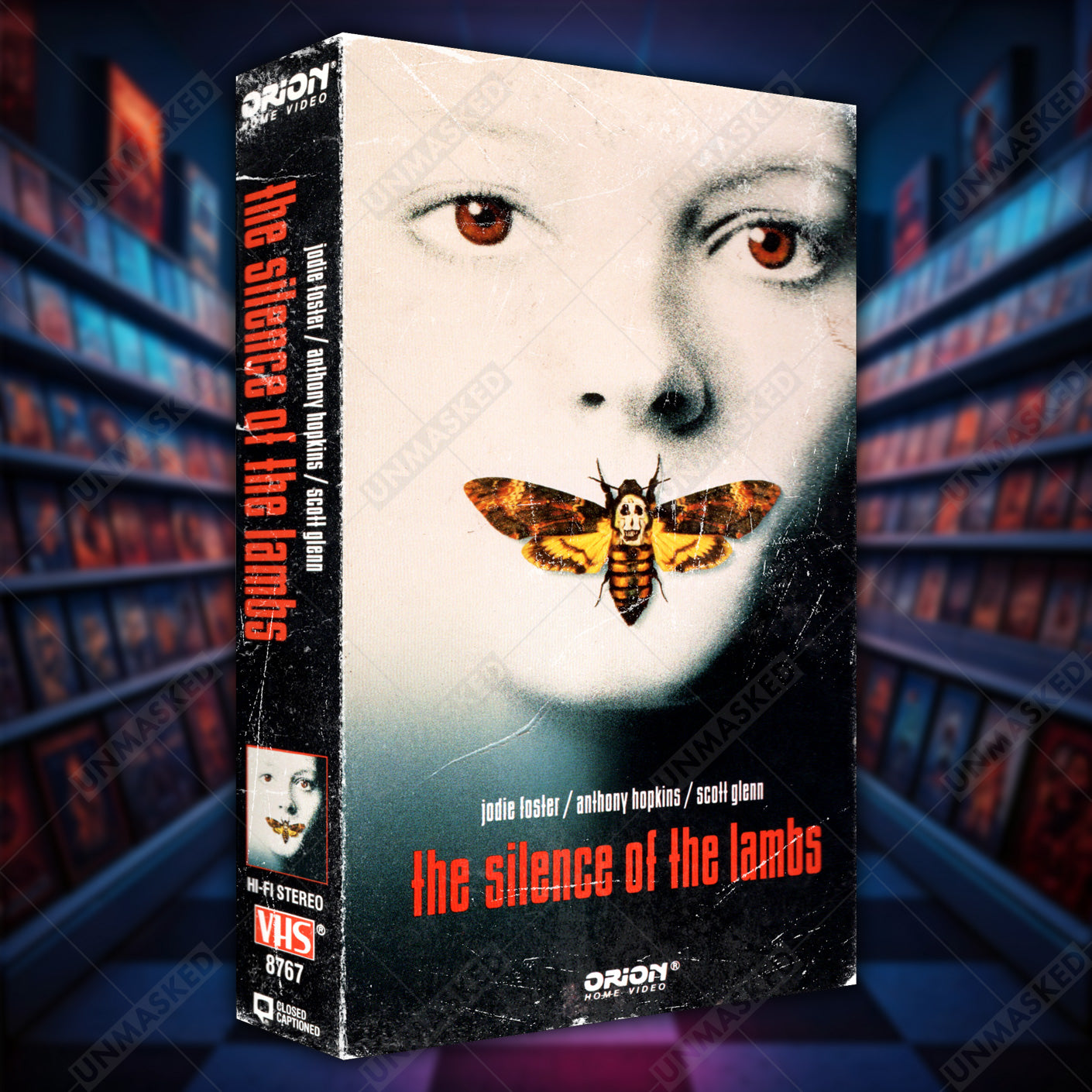 Silence of the Lambs Supersized VHS Wall Art