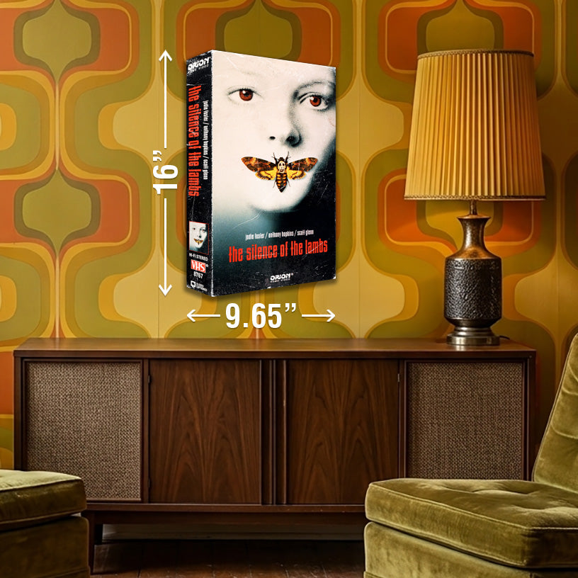 Silence of the Lambs Supersized VHS Wall Art