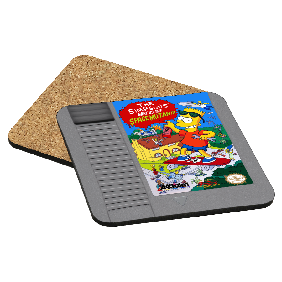 The Simpsons: Bart vs. the Space Mutants NES Drink Coaster