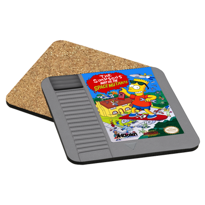 The Simpsons: Bart vs. the Space Mutants NES Drink Coaster
