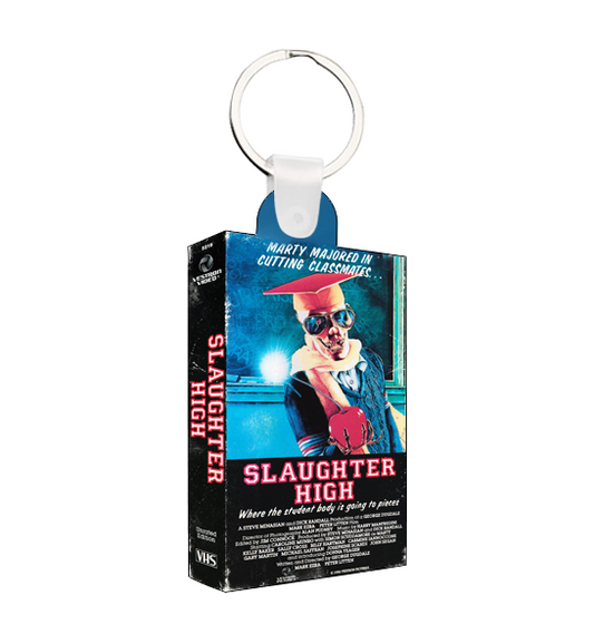 Slaughter High Mini VHS Keychain