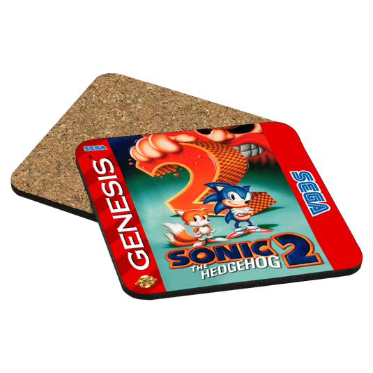 Sonic the Hedgehog 2 Genesis Drink Coaster