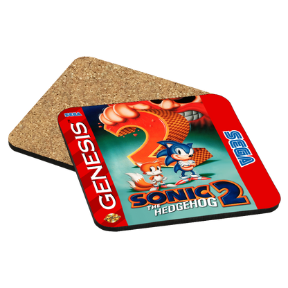 Sonic the Hedgehog 2 Genesis Drink Coaster