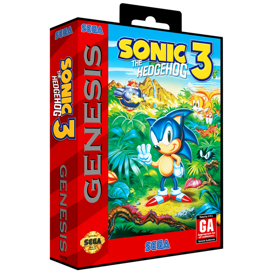 Sonic the Hedgehog 3 Oversized Genesis Plaque