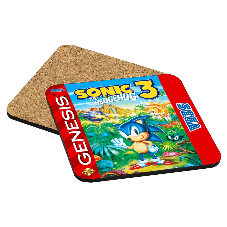 Sonic the Hedgehog 3 Genesis Drink Coaster