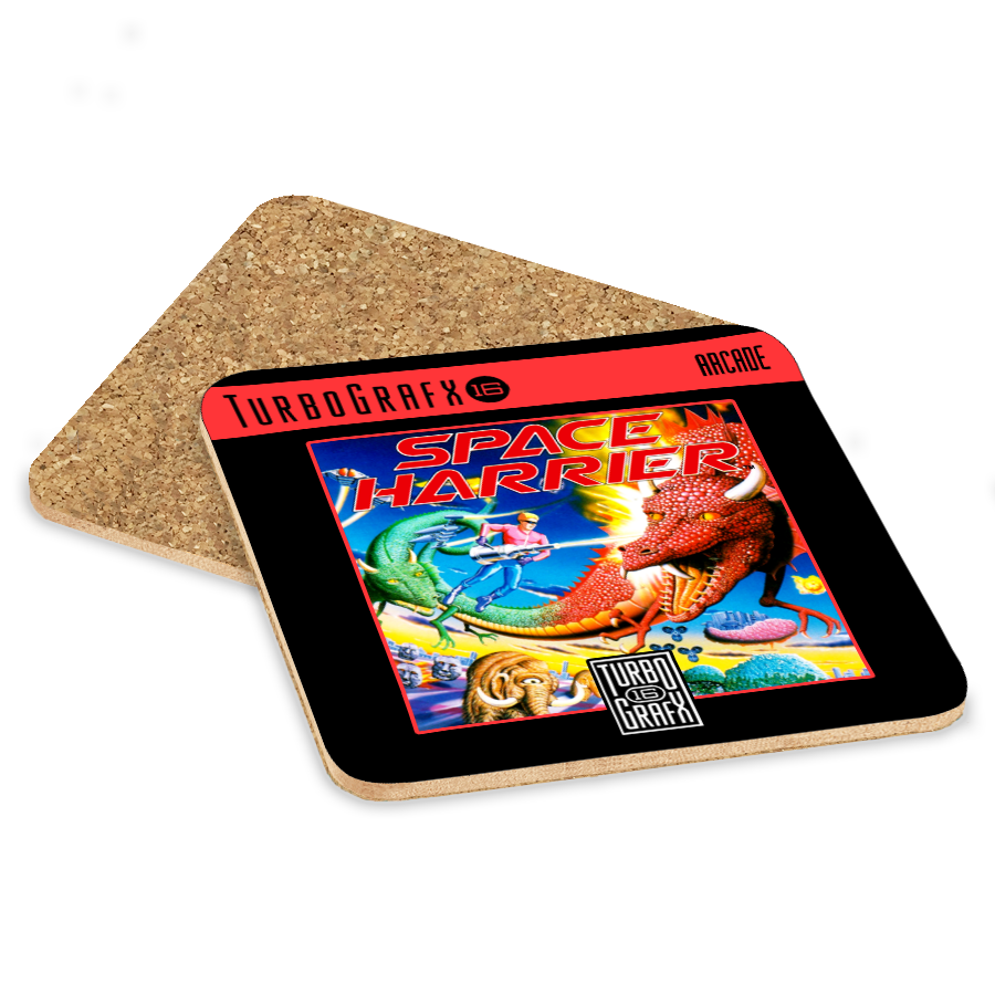 Space Harrier TurboGrafx-16 Drink Coaster