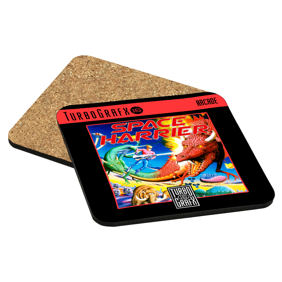 Space Harrier TurboGrafx-16 Drink Coaster