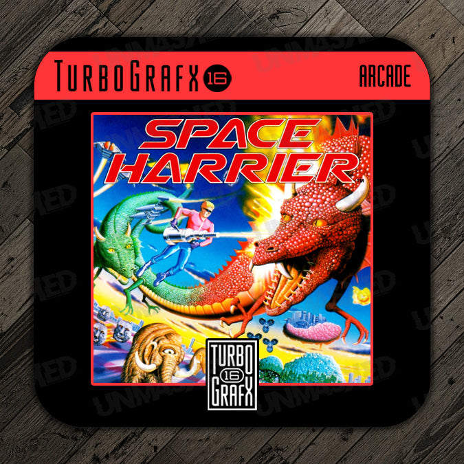 Space Harrier TurboGrafx-16 Drink Coaster