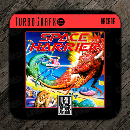 Space Harrier TurboGrafx-16 Drink Coaster