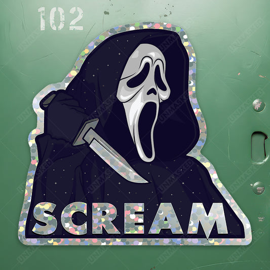 Scream Sparkle Sticker