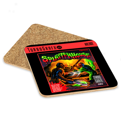 Splatterhouse TurboGrafx-16 Drink Coaster