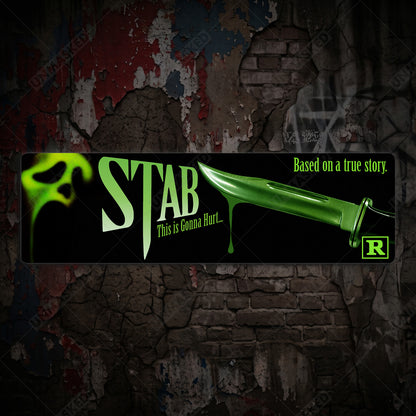 Stab Aluminum Street Sign