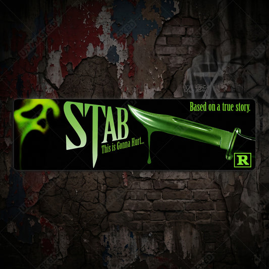 Stab Aluminum Street Sign