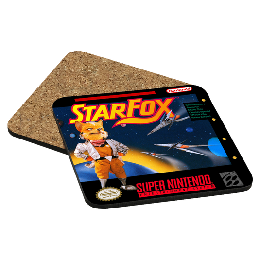 Star Fox SNES Drink Coaster