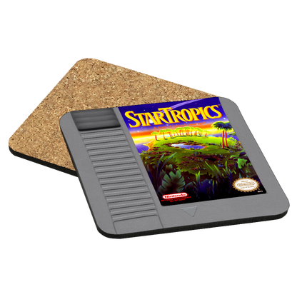 StarTropics NES Drink Coaster