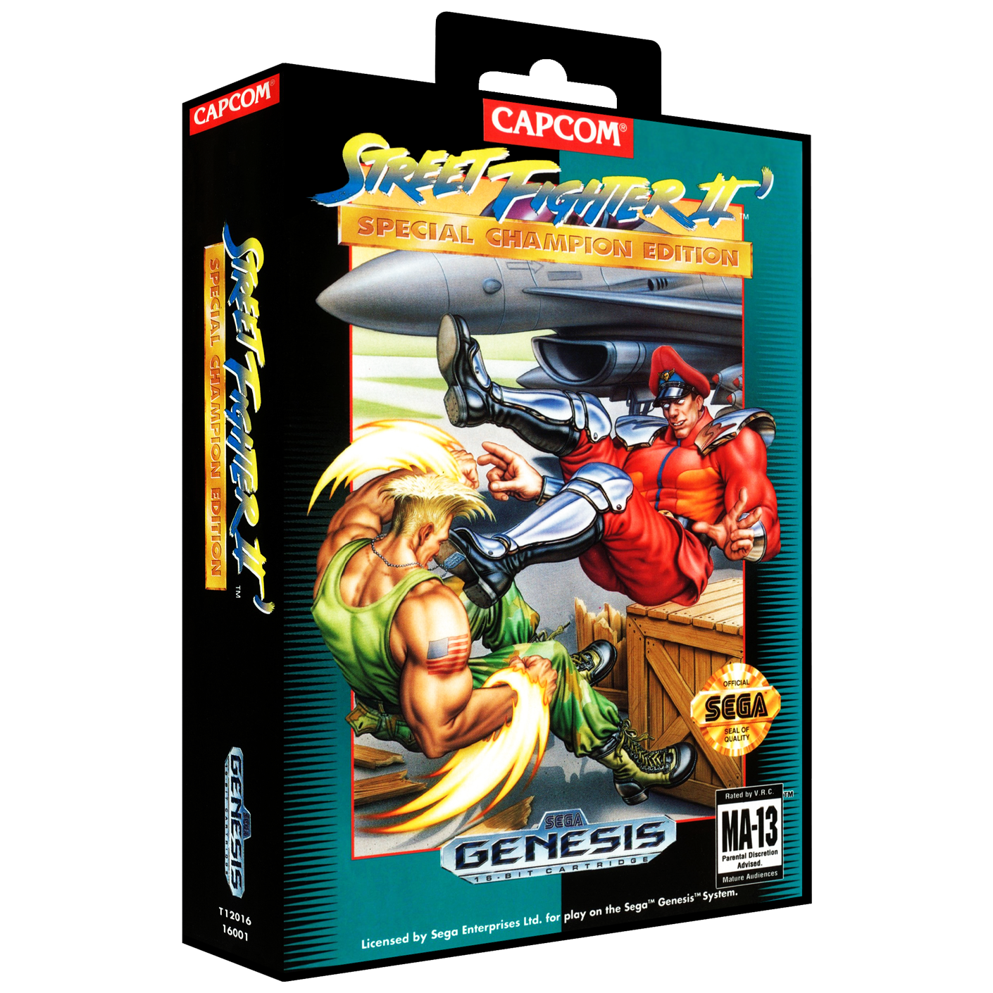 Street Fighter II: Champion Edition Oversized Genesis Plaque