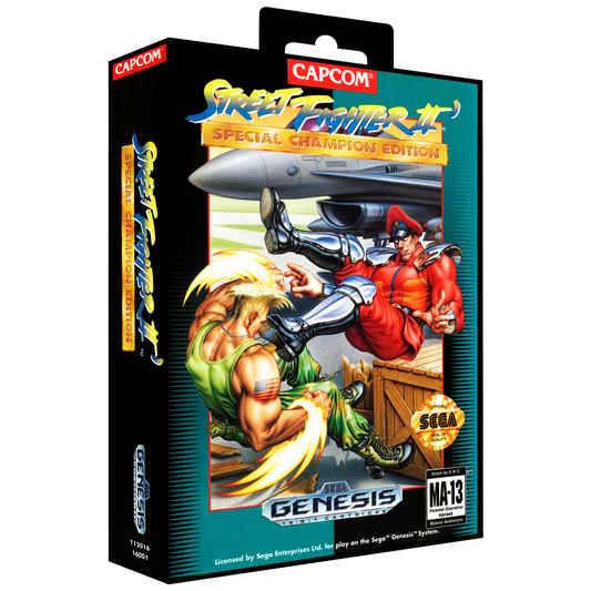 Street Fighter II: Champion Edition Oversized Genesis Plaque
