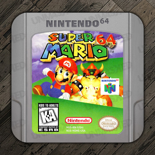 Super Mario 64 N64 Drink Coaster