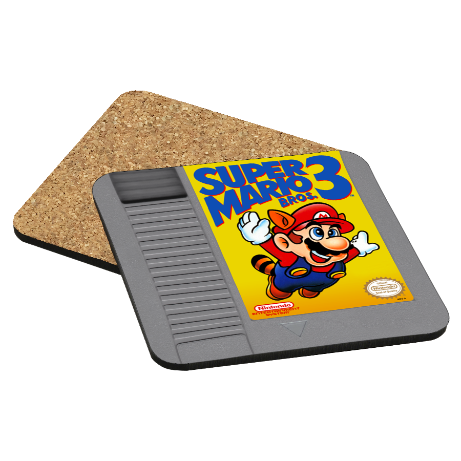 Super Mario Bros 3 NES Drink Coaster