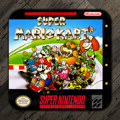 Super Mario Kart SNES Drink Coaster