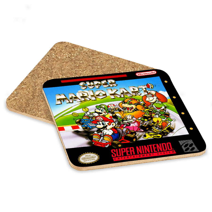 Super Mario Kart SNES Drink Coaster