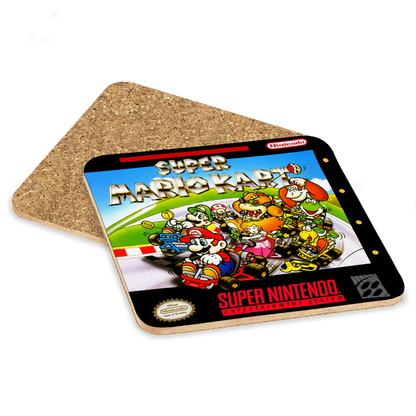 Super Mario Kart SNES Drink Coaster