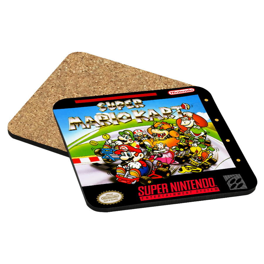 Super Mario Kart SNES Drink Coaster