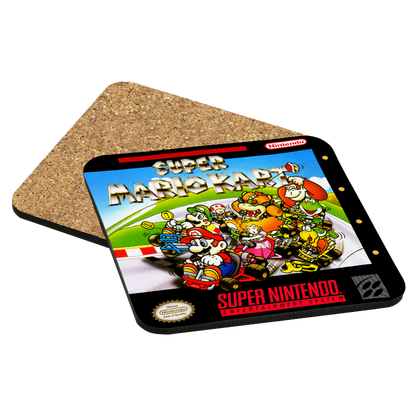 Super Mario Kart SNES Drink Coaster