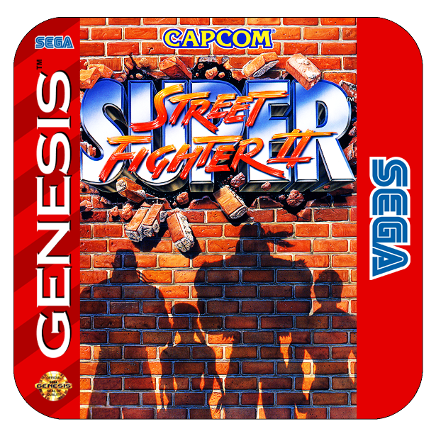 Super Street Fighter II Genesis Drink Coaster