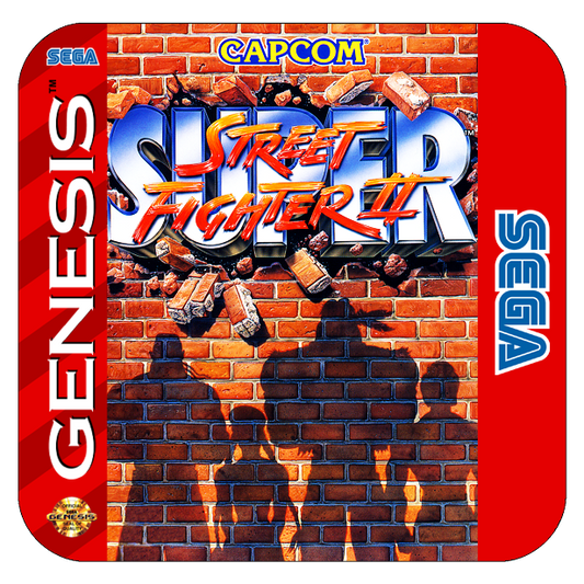 Super Street Fighter II Genesis Drink Coaster