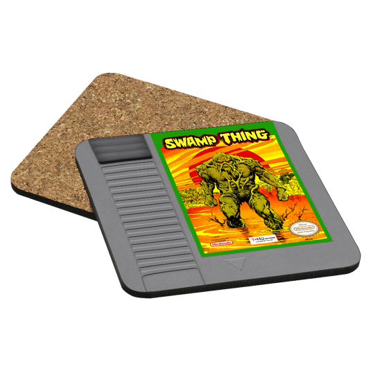 Swamp Thing NES Drink Coaster