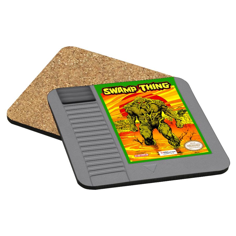 Swamp Thing NES Drink Coaster
