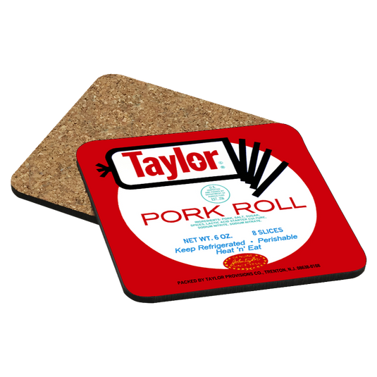 Taylor Ham Pork Roll Drink Coaster