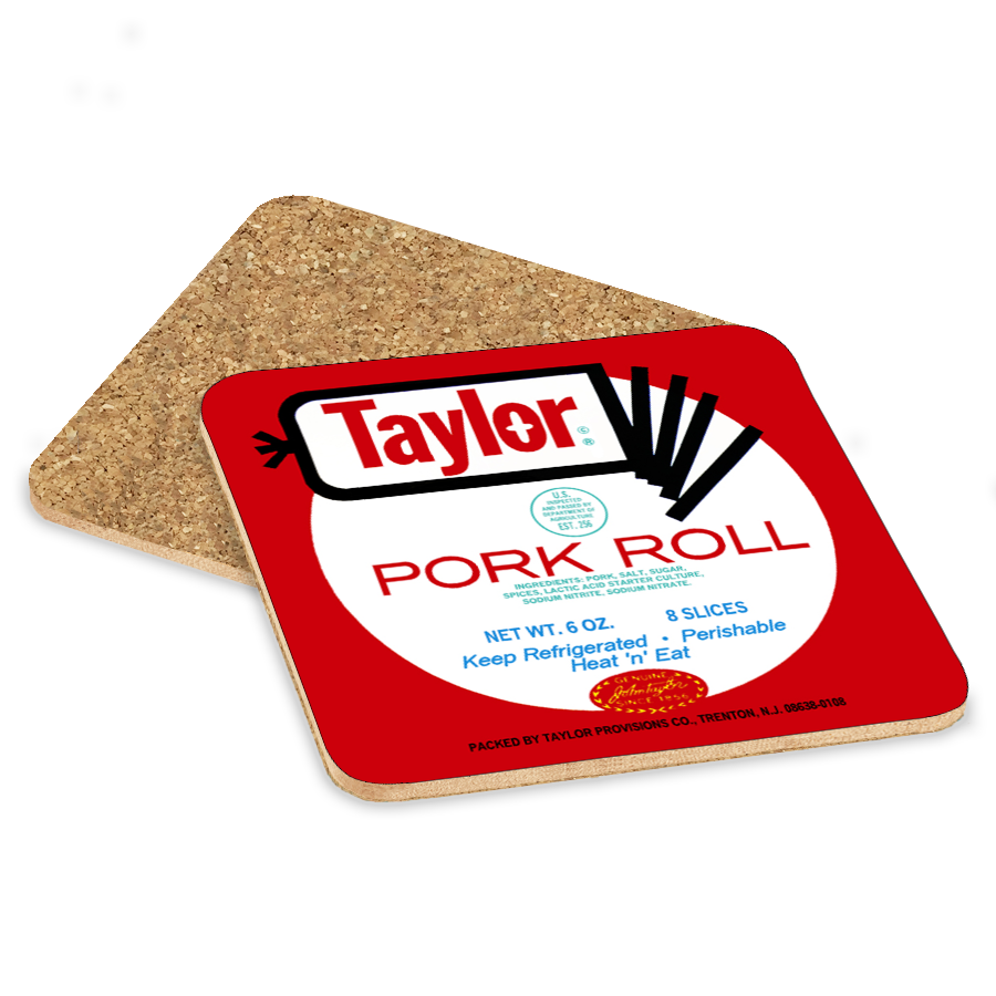 Taylor Ham Pork Roll Drink Coaster