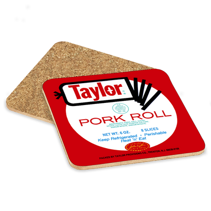 Taylor Ham Pork Roll Drink Coaster