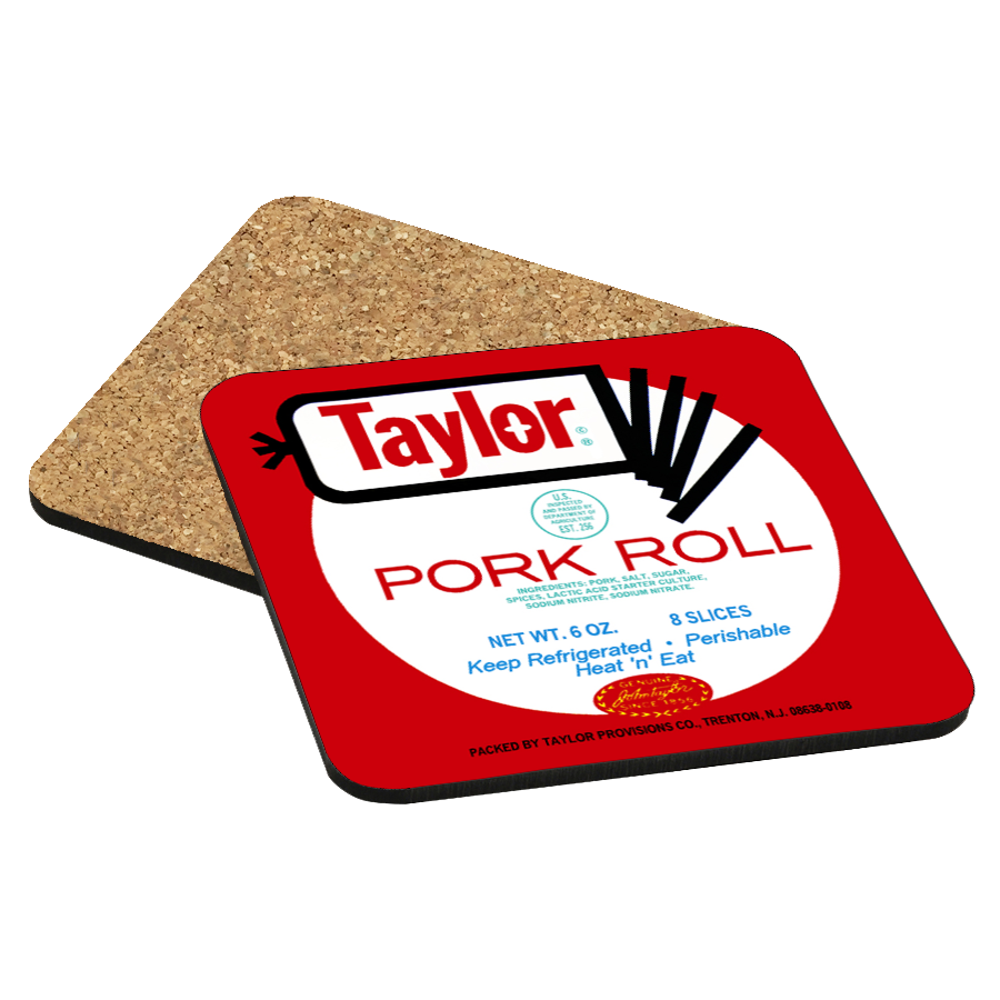 Taylor Ham Pork Roll Drink Coaster
